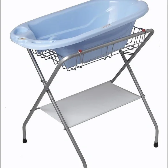 Promo Bath, Folding Bath Stand & Bath Sponge
